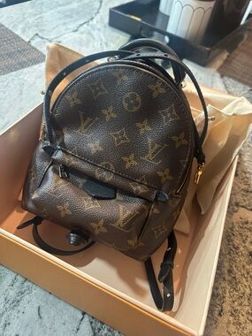 Louis Vuitton Monogram Mini Backpack in Brown and Black